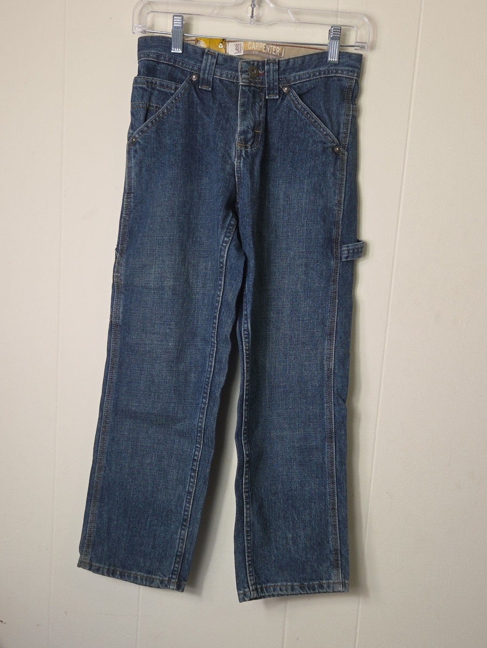 Lee Boy's Relaxed Carpenter Jeans in Blue Denim